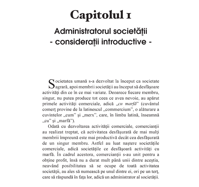 01 Răspunderea legală a Administratorului