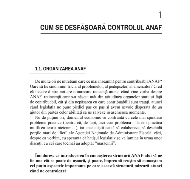01 Inspecţiile și sancţiunile ANAF