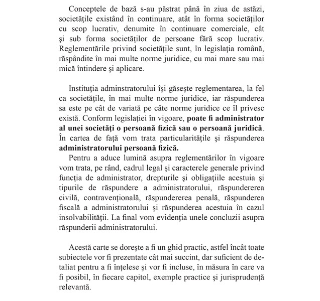02 Răspunderea legală a Administratorului