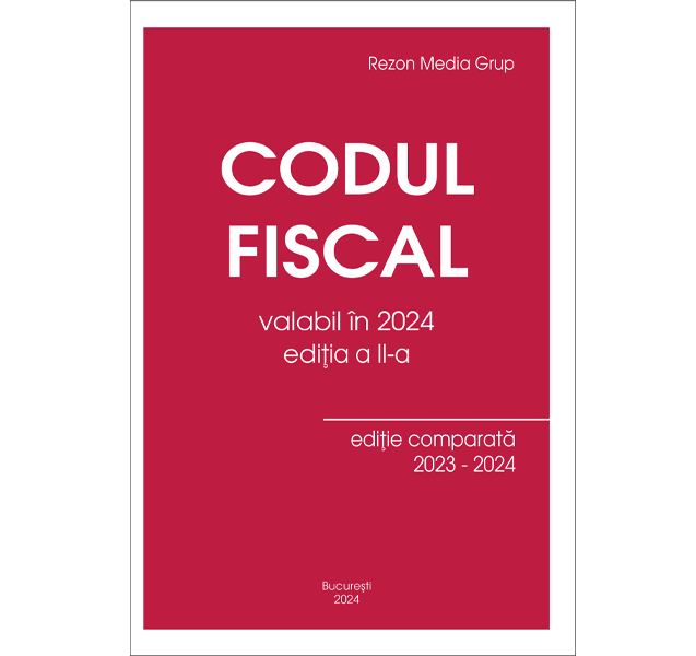 coperta Codul Fiscal 2024