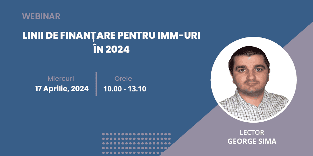 Webinare Finantare IMM