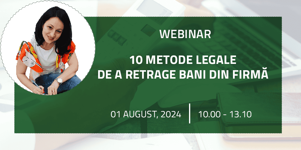 Metode Legale de a retrage bani din firmă