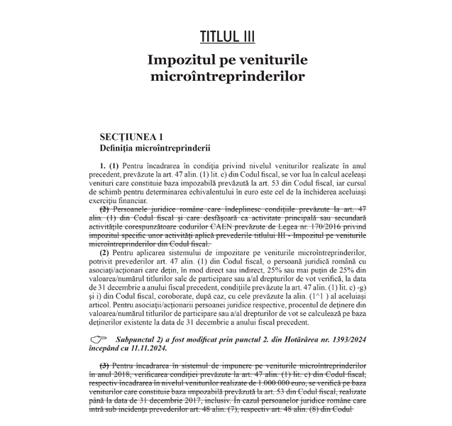 Norme Cod Fiscal 2025 - pag 1