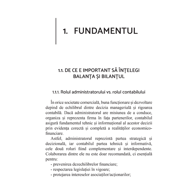 Situația financiară a firmei - pg 1